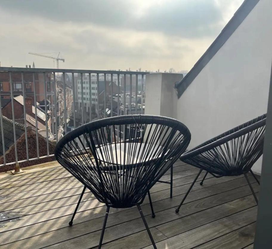 New Apartment With Big Terrace And Great Views! Leuven Luaran gambar