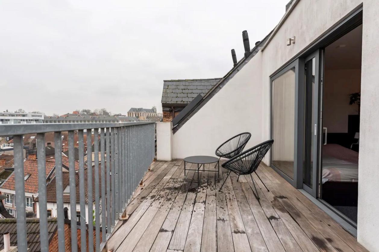New Apartment With Big Terrace And Great Views! Leuven Luaran gambar